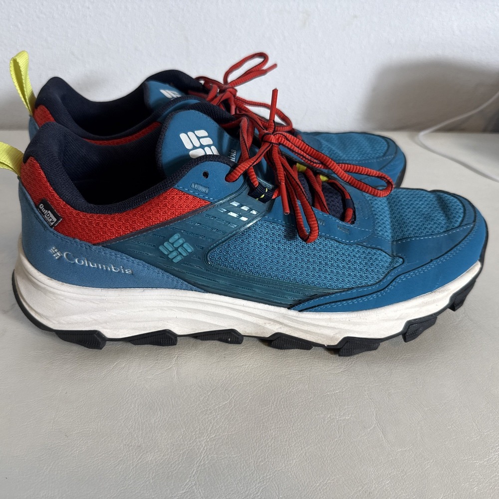 Columbia Hatana Max Outdry Mens 10 Trail Running Shoes Blue Hiking